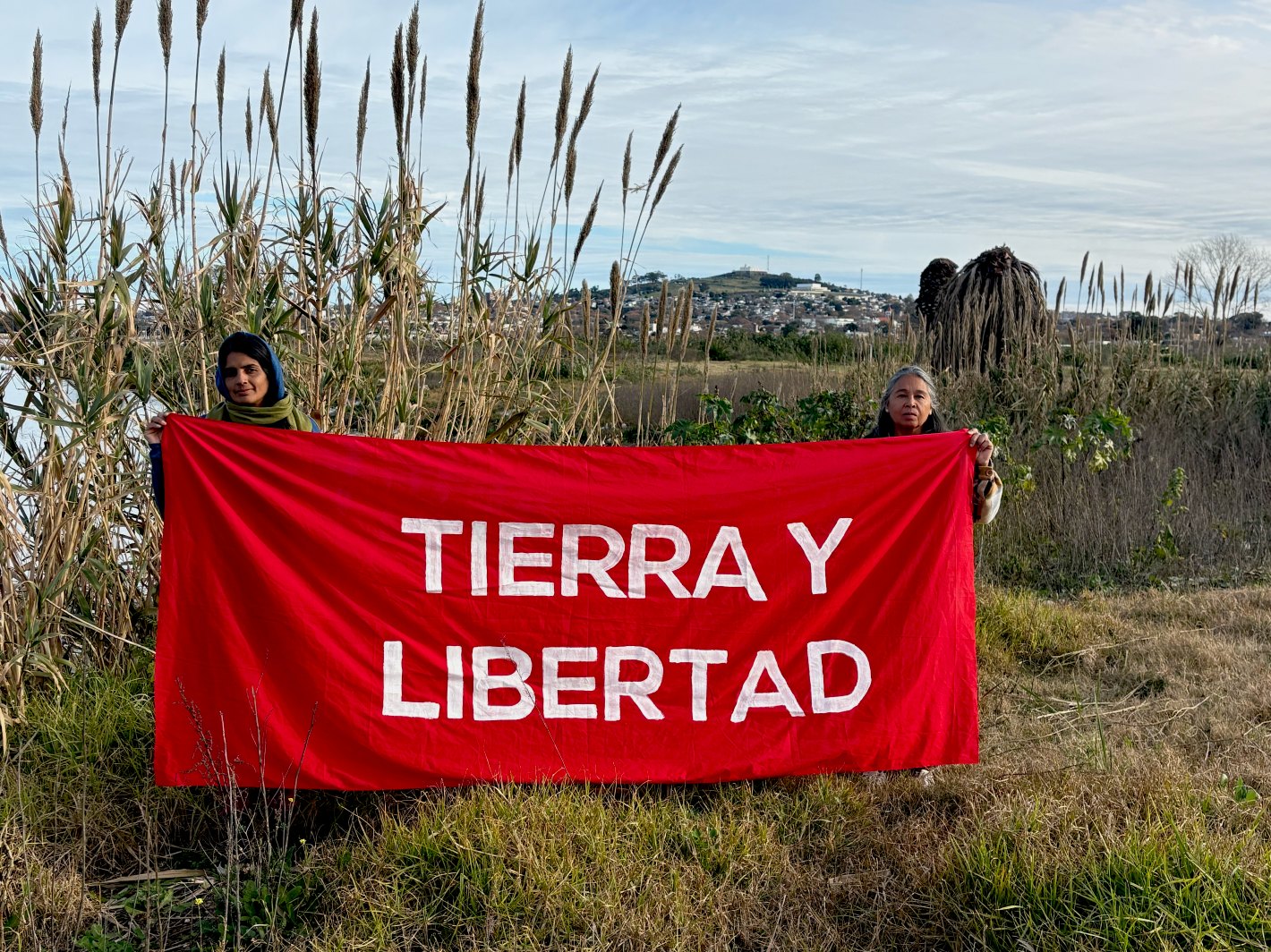 Tierra y libertad. La Teja, Montevideo, Uruguay, 6 de agosto del 2025